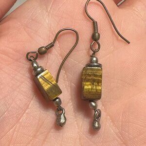 Brown/Gold Earrings